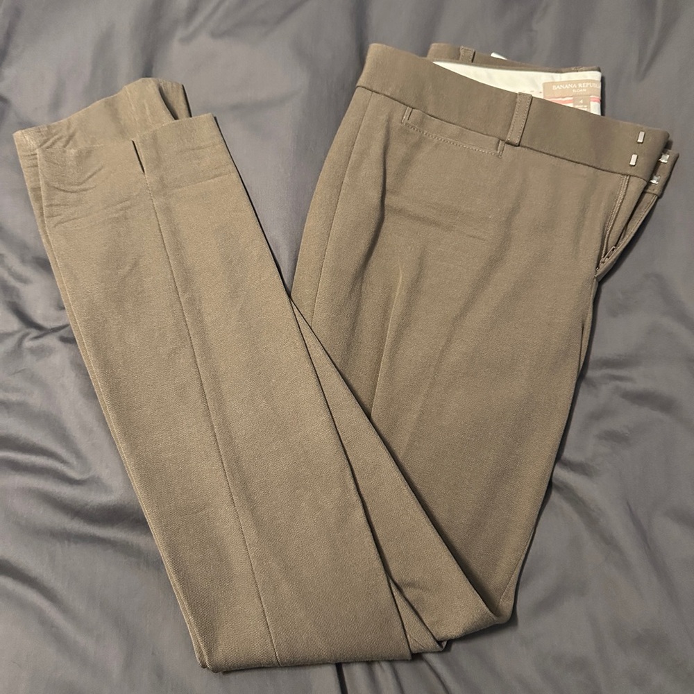 Banana Republic Trouser Sloan Pants Mid Rise Slim Ankle